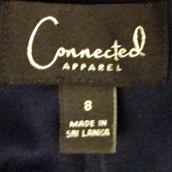 NWOT CONNECTED BEAUTIFUL WOMENS FLORAL FLUTTER SLEEVE DRESS SIZE 8 - Picture 7 of 9